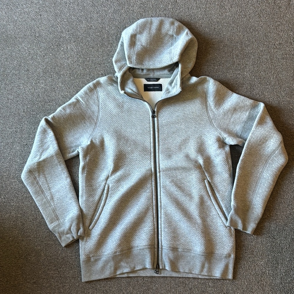 Wings + Horns Black Full Zip Hoodie - Picture 2 of 5